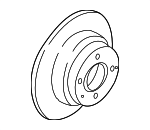 34211503070 - : Disc Brake Rotor Rear for Mini: Cooper Image
