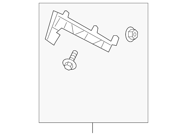 2020-2025 Cadillac XT6 Guide Bracket 85520350 GM | GMPartsDirect.com