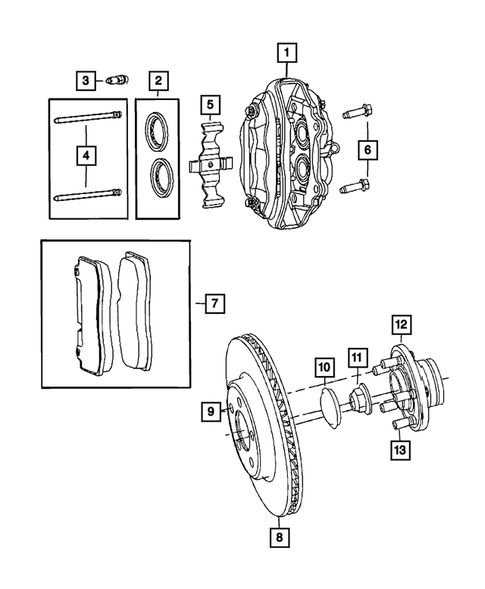 Front Brakes for 2018 Dodge Charger #1