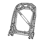 68272068AB - Body: Seat Back Frame for Mopar Image