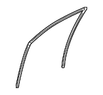 72235TVAA03 - Body: Run Weather-strip for Honda Image