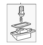 265108991B - Electrical: License Lamp for Nissan: Altima, Armada, Kicks, LEAF, Maxima, Murano, Pathfinder, Quest, Rogue, Rogue Select, Sentra, Versa Note Image