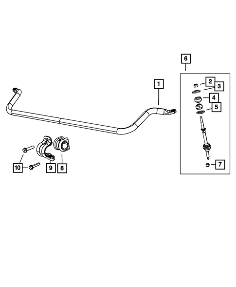 Front Stabilizer Bar for 2011 Ram 2500 #0