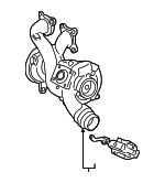 11657934386 - Engine: Turbocharger for BMW: 540i, 540i xDrive, 740i, 740i xDrive, 745e xDrive, 840i, 840i Gran Coupe, 840i xDrive, 840i xDrive Gran Coupe, M240i xDrive, X5, X6, X7 Image