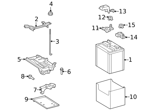 Battery for 2015 Scion xB #0