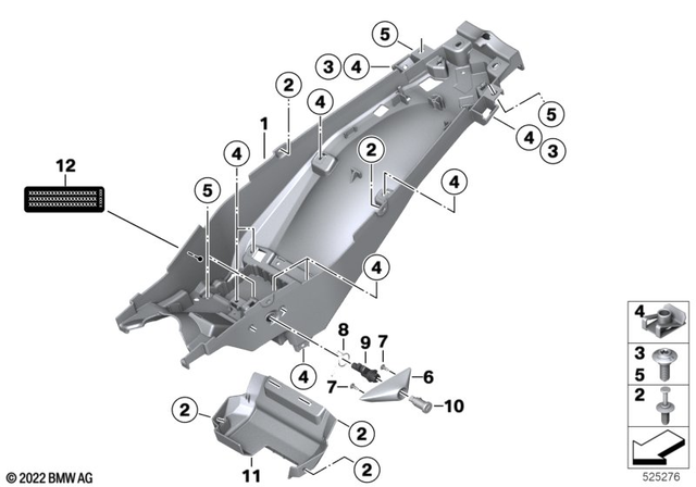 51258393958 - : Lock Cylinder (Keyless Ride not equipped) for BMW-Motorrad Image