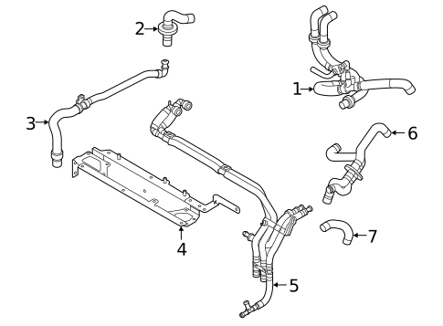 Hoses & Lines for 2021 Audi e-tron Quattro #3
