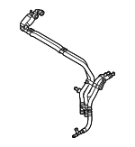 4KE122480AS - Cooling System: Tube Assembly for Audi: e-tron Quattro, e-tron S, e-tron S Sportback, e-tron Sportback, Q8 e-tron, Q8 e-tron Sportback, SQ8 e-tron, SQ8 e-tron Sportback Image