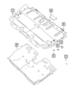 1YY41PL5AA - Interior Trim: Carpet Clip for Chrysler: Pacifica, Voyager Image