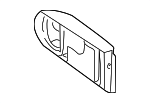 1J4839113BB41 - Body: Handle, Inside for Volkswagen: Golf, Jetta Image