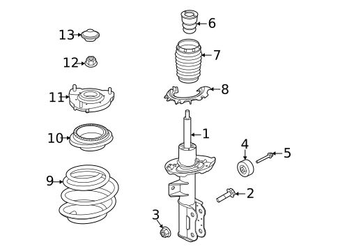 Shocks & Struts for 2024 Kia Sorento #0