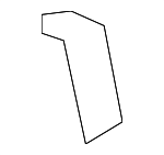 5386650040 - Body: End Cover Side Seal for Lexus: LS460, LS600h Image