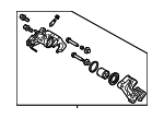 4605B673 - Brakes: Caliper Assembly for Mitsubishi Image