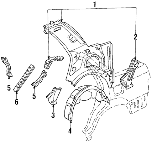 Inner Components for 1985 Honda Civic #1