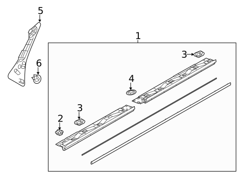 Exterior Trim - Pillars for 2018 Mazda CX-5 #0