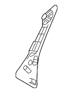 KB7W-50-8C1A - Pillar Molding - 2017-2025 Mazda CX-5 | Mazda Swag