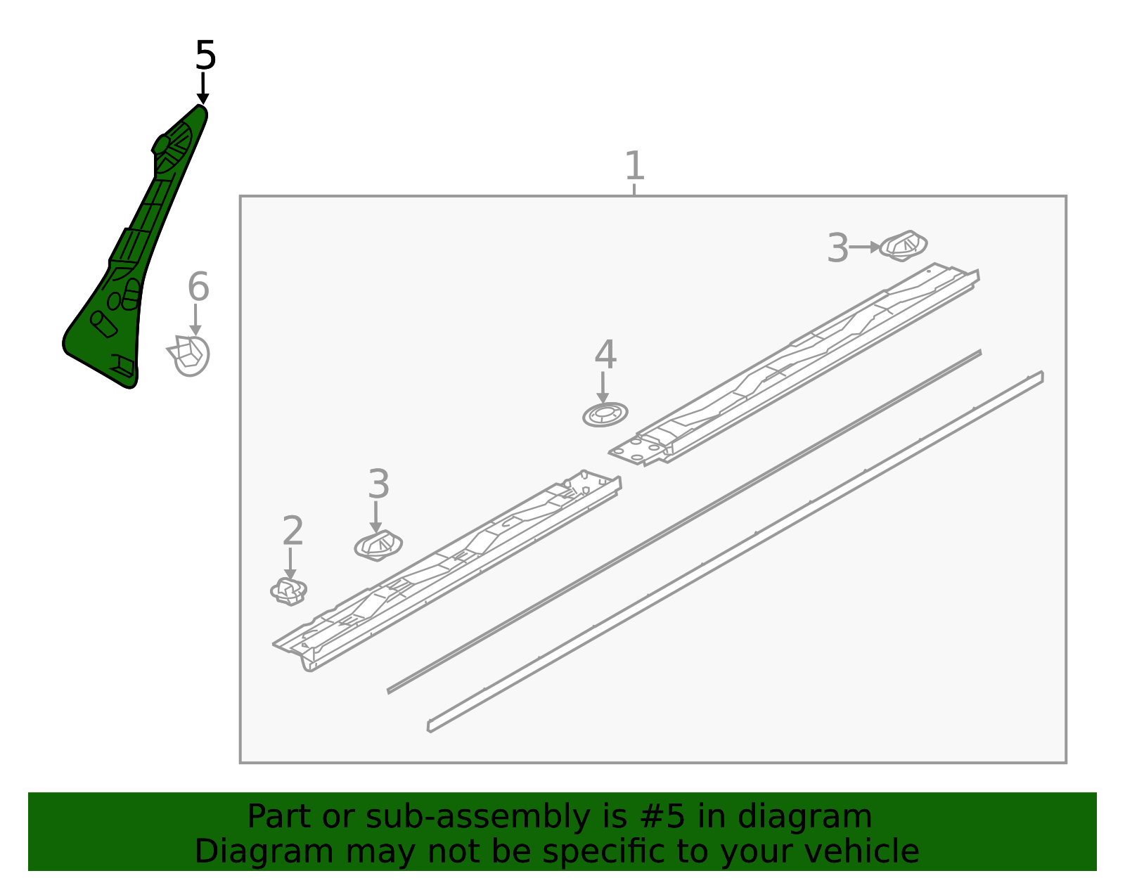 KB7W-50-8C1A - Pillar Molding - 2017-2025 Mazda CX-5 | Mazda Swag