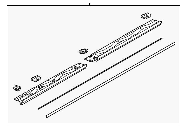 KEYTOLIT R出品 KB7W-51-P50D - Rocker Molding 2017-2025 Mazda CX-5 | Mazda-Parts