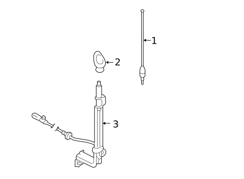 Antenna & Radio for 2010 Mazda Tribute #0