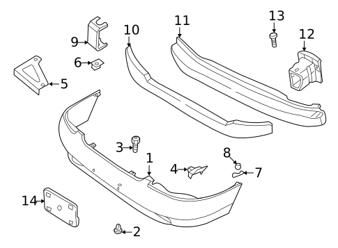Bumper & Components - Front for 2000 Nissan Altima #0