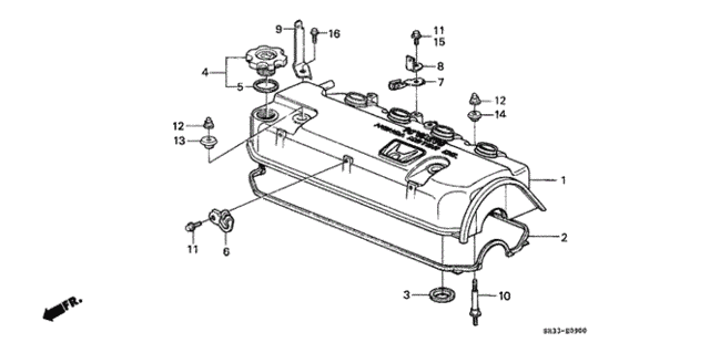 Cylinder Head Cover for 1991 Honda Civic #0