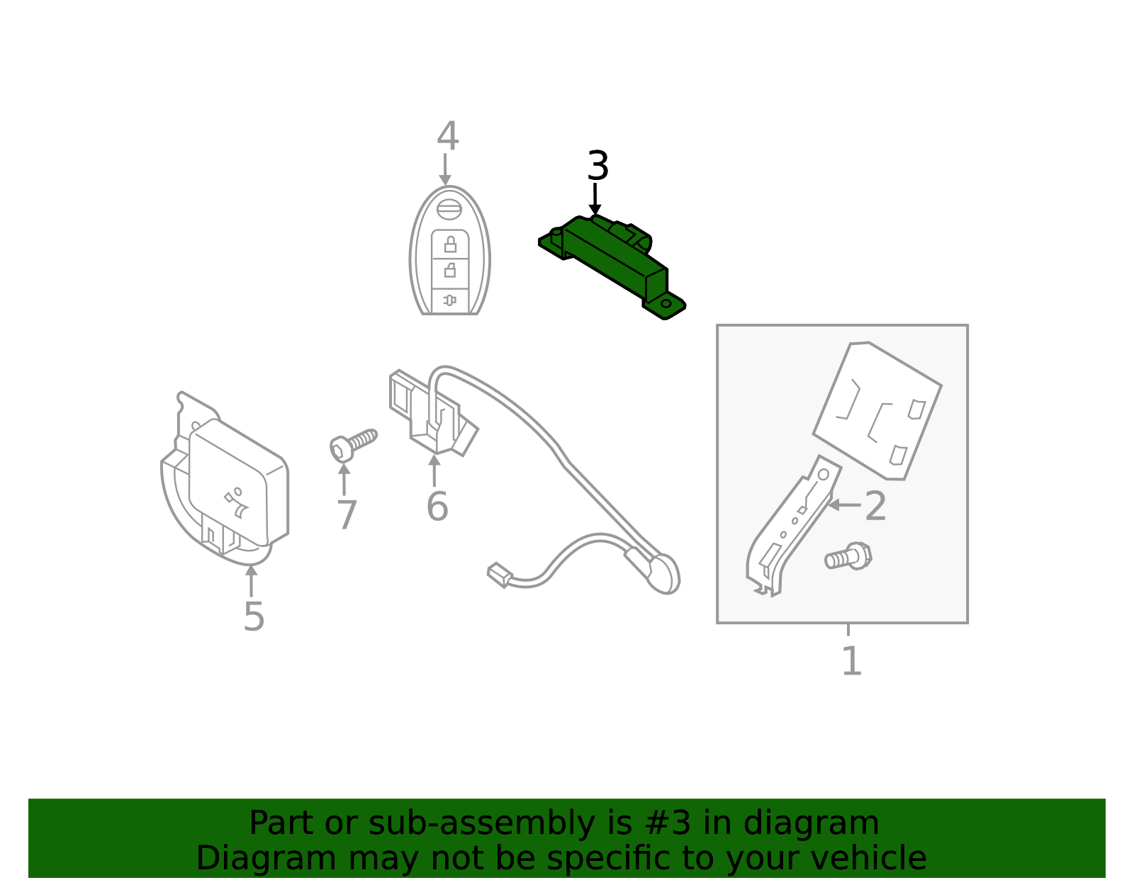 285E7-1FA0A - Antenna Assembly 2009-2019 Nissan | Official Nissan Parts ...