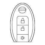 285E31KM0D - : Keyless Entry Transmitter for Nissan: Cube, Juke, LEAF, Quest, Versa, Versa Note Image