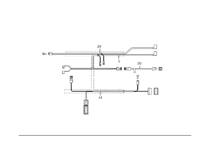 2028209215 - Electrical System: Electric Cable for Mercedes-Benz: C220, C230 Image image