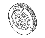 XR851835 - : Spare Wheel for Jaguar Image