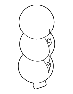 8E0131541C - Emission System: Vacuum Reservoir for Volkswagen Image