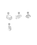 68600482AA - Electrical: Electrical Connector for Mopar Image