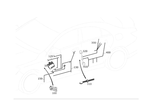Door Wiring Harness and Door Control Module for 2017 Mercedes-Benz CLA 250 #0