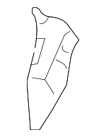 521550E011 - Body: Support for Lexus: RX330, RX350 Image