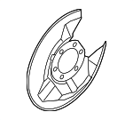 KD4526271 - Brakes: Backing Plate for Mazda: 3, 6, CX-5 Image