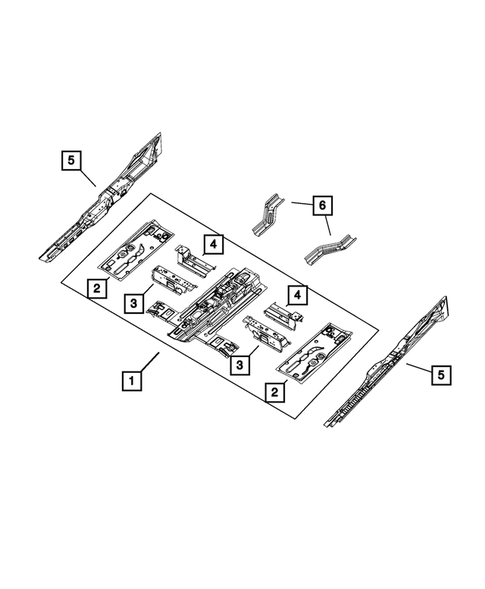Floor Pans for 2015 Ram ProMaster City #1