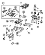 68740459AA - : Cup Holder Liner for Mopar Image