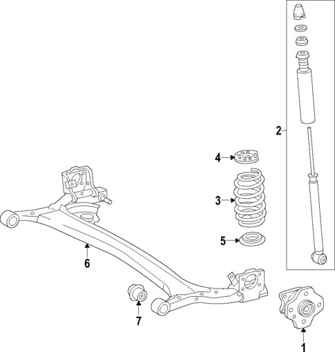 Rear Axle for 2015 Ford Fiesta #0