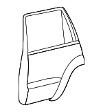 6700335171 - Body: Door Shell for Toyota: 4Runner Image