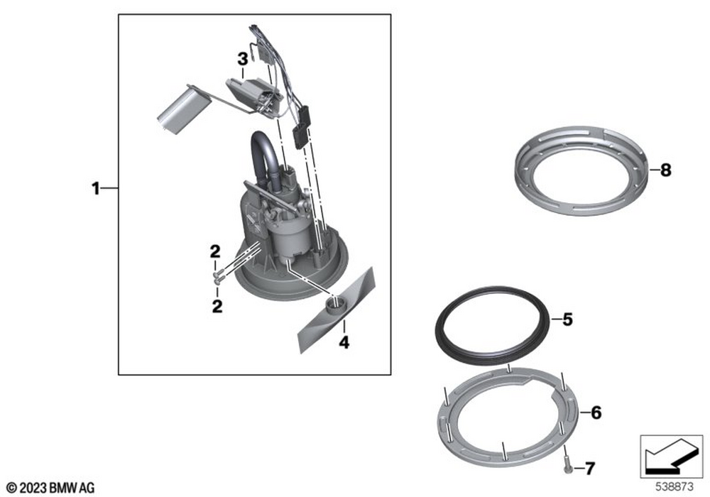 16117700995 - Gasket 2006-2025 BMW-Motorrad | BMW Motorrad USA