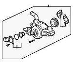 89018166 - : Water Pump Kit for Saab: 9-7x Image