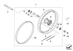 36318564176 - : Spoke Wheel Front - 2.15X21 for BMW-Motorrad Image