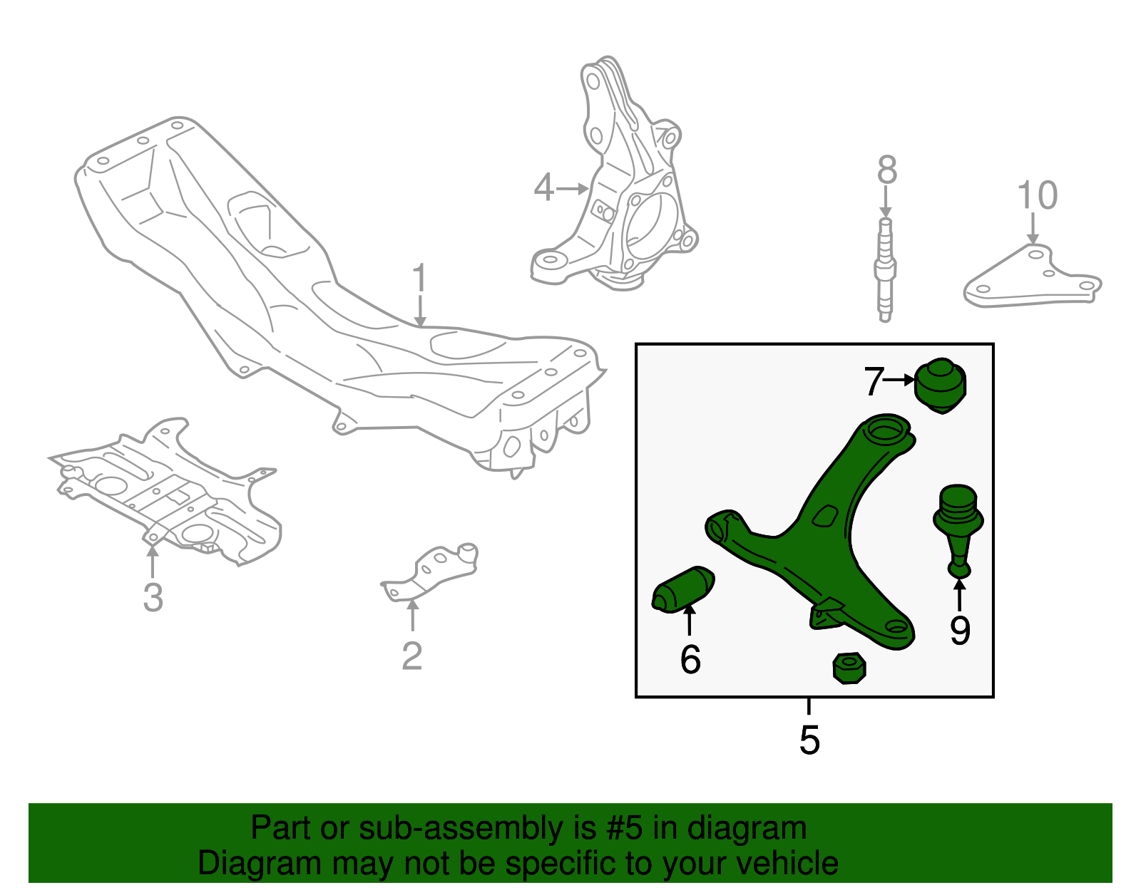 20202VA001、011 WRX S4 ロアアーム　VAB SUBARU 2012-2016 Subaru Impreza Lower Control Arm 20202FJ011 | OEM