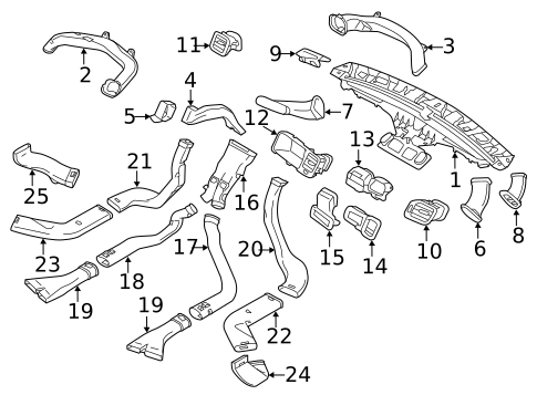 Ducts for 2017 Volvo S60 Cross Country #0