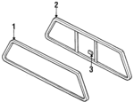 8157664610 - : Sliding Glass for Isuzu Image