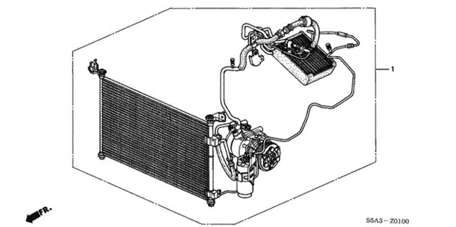 Air Conditioner for 2003 Honda Civic #0