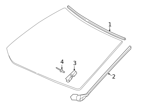 Reveal Moldings for 2015 Lexus ES350 #0