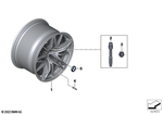 36108417894 - : Wheel Nut for BMW Image