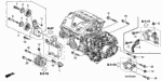 90051PE0000 - Engine: BOLT, FLANGE (12X70) for Acura Image