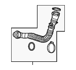 13220167 - : Intercooler Outlet Hose for Saab: 9-5 Image