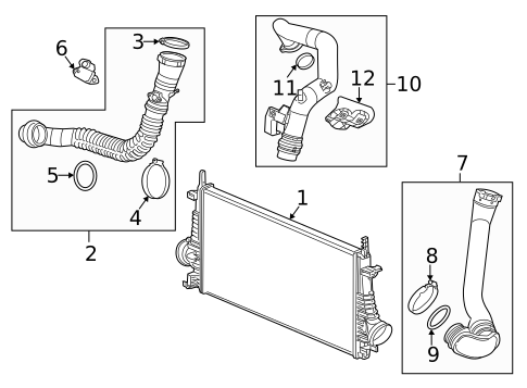 Intercooler for 2011 Saab 9-5 #0